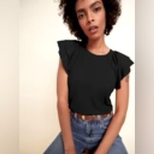 Nation Ltd. Florry Tank, Black, Like New, Size Large